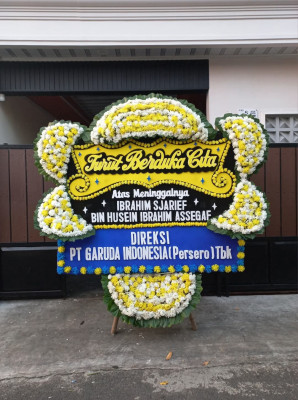 Papan Bunga Duka di Partihaman Saroha