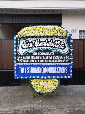 Papan Bunga Duka di Partihaman Saroha